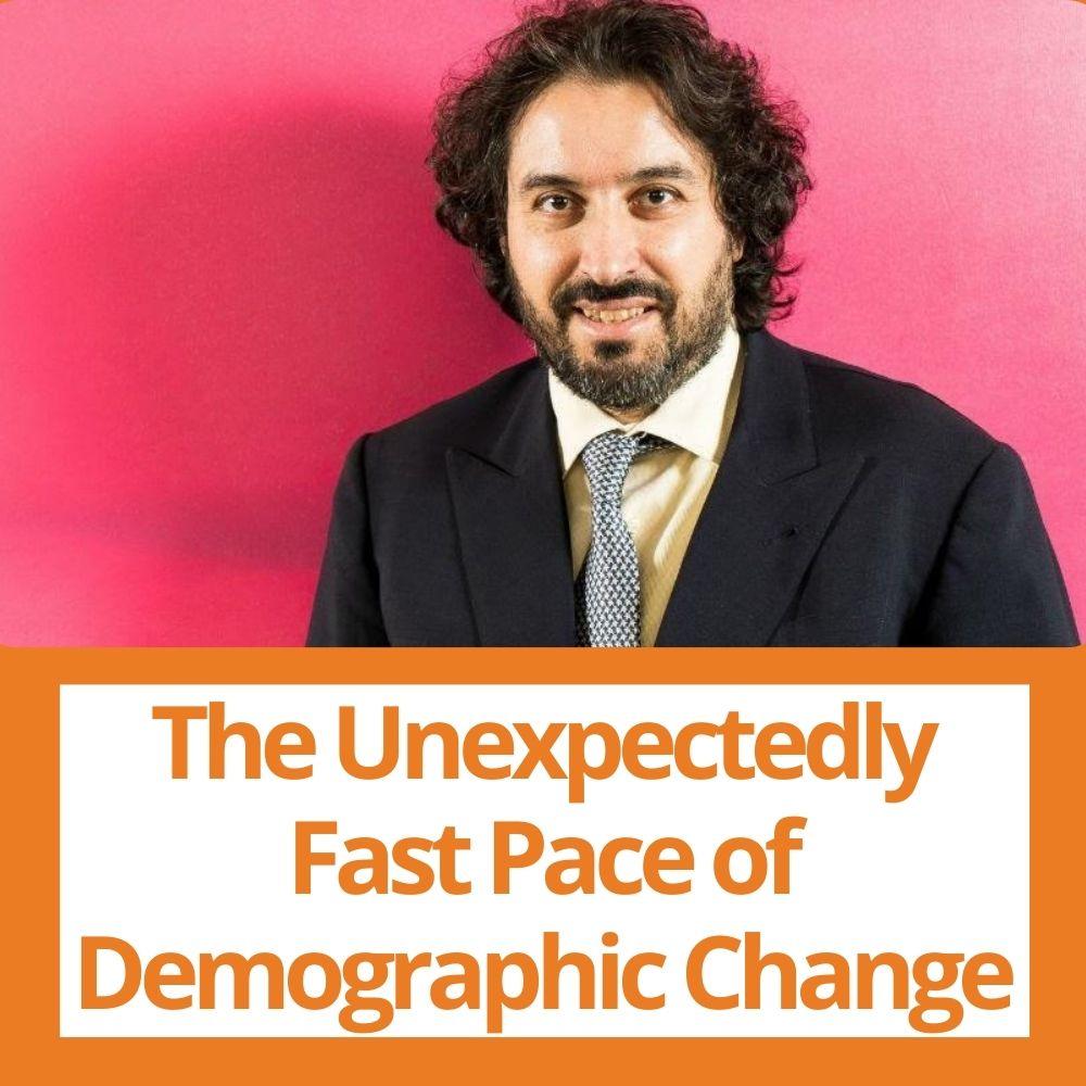 Link to related stories. Image: a photo of Professor Francesco Billari. Story headline: The Unexpectedly Fast Pace of Demographic Change.  