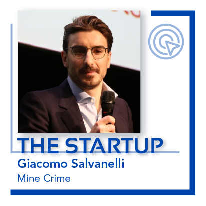 picture of Giacomo Salvanelli, founder and ceo of Mine Crime