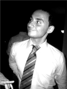 Black and white picture of Paolo