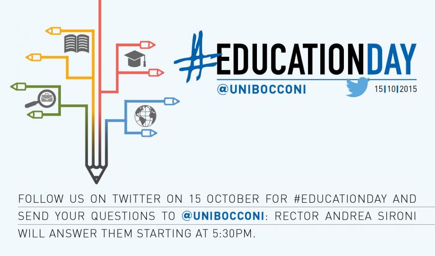 #educationday: Bocconi Celebrates Education on Twitter
