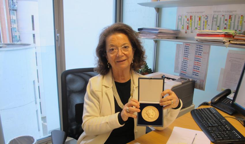Fausta Luscia ha ricevuto il premio di rappresentanza del presidente della Repubblica