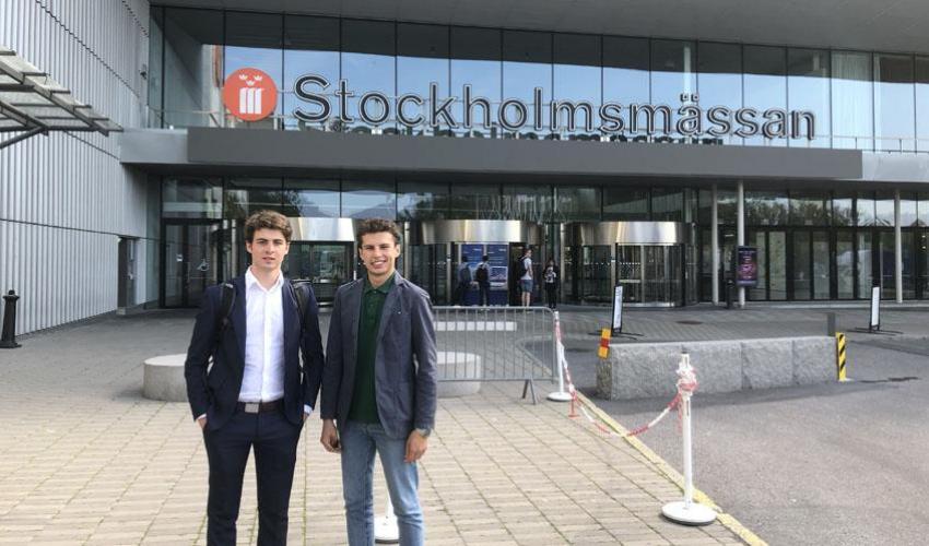 Two Students in Stockholm for Sustainable Mobility